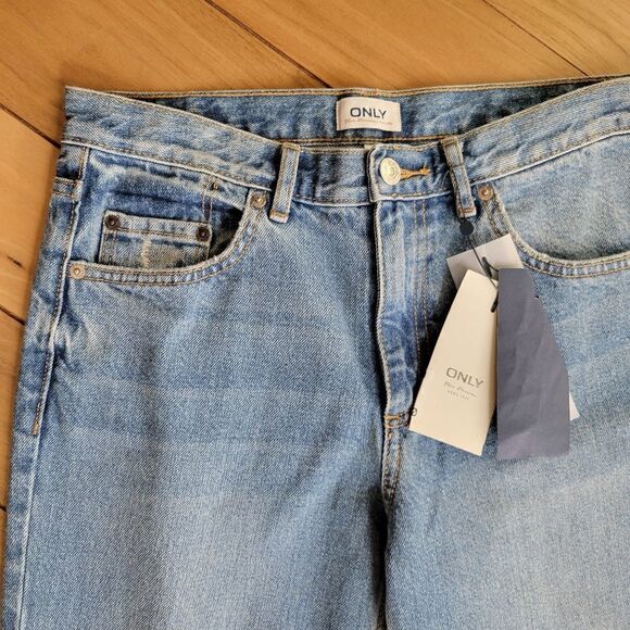 ONLY Jeans High Waist straight Cropped size 27 4 - Picture 3 of 12